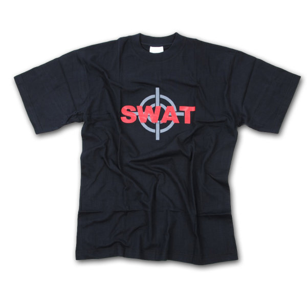T-Shirt swat schwarz