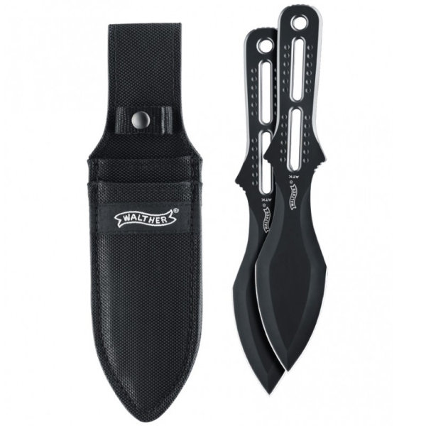 Walther Advanced Throwing Knife 2er Set in Nylonscheide