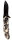 Einhandmesser Skull weiß
