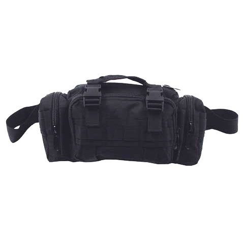 Hüft- und Schultertragetasche schwarz