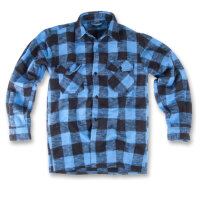 Holzfällerhemden blau kariert XXL