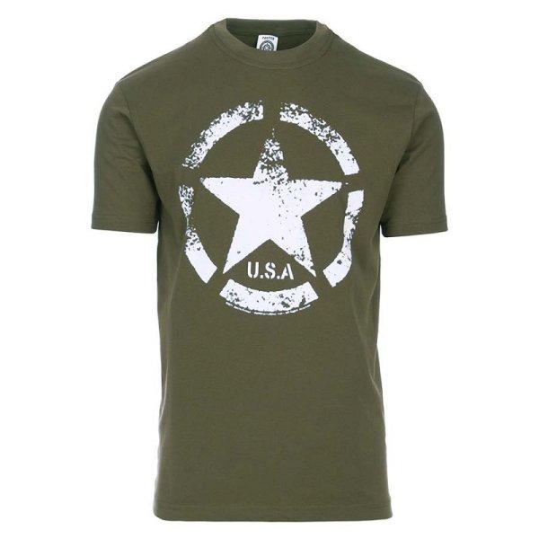 T-Shirt US Army Vintage Star T oliv