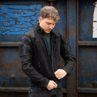 Combat Fleece Weste schwarz