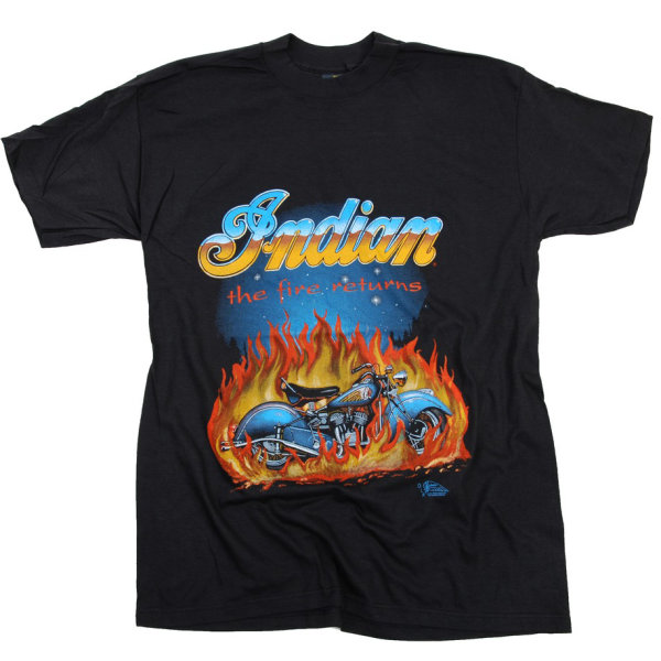 T-Shirt Indian the fire returns MADE in USA