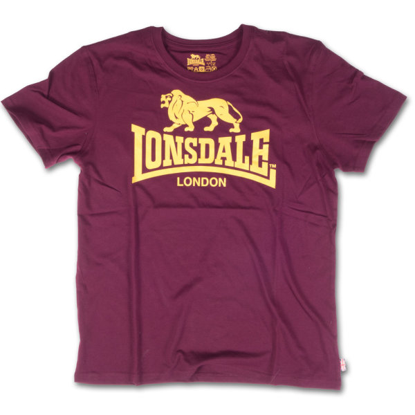 Lonsdale T-Shirt LOGO oxblood