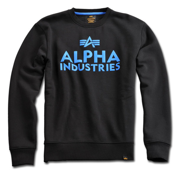 Alpha Foam Print Sweater schwarz