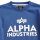 Alpha Foam Print Sweater ocean blue