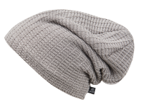 Beanie JOHN Ajour-knit silvergrey mit Fleece