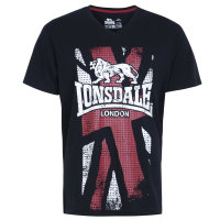 Lonsdale T-Shirt DENHOLM  schwarz