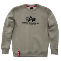 Alpha Basic Sweater olive