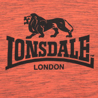 Lonsdale T-Shirt GARGRAVE marl orange/black