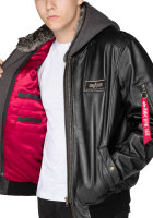 Alpha MA- D-Tec Leather schwarz