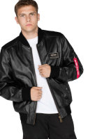 Alpha MA- D-Tec Leather schwarz