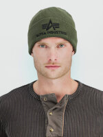 Alpha 3D Beanie dark green