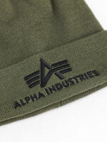 Alpha 3D Beanie dark green