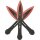Wurfmesserset  Red Tip 3 tlg