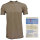 Original Bundeswehr Tropenunterhemd khaki mit Klettstreifen