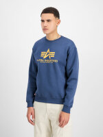 Basic Sweater new navy/wheat
