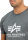 Alpha T-Shirt charcoalheather/white