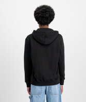 Alpha Basic Zip Hoody Small Logo schwarz