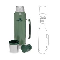 Stanley Vakuum-Flasche grün 1L