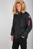 Alpha Fliegerparka Polar Jacket schwarz