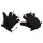 Fleece Faust-Fingerhandschuhe schwarz
