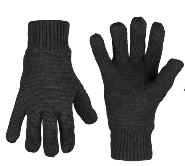 Strickhandschuhe Thinsulate schwarz