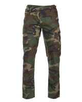 US Army BDU Hose RipStop woodland Slimfit L