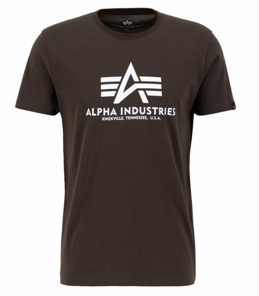 Alpha Basic T-Shirt black olive