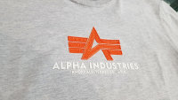 Alpha Basic T Rubber grey heather
