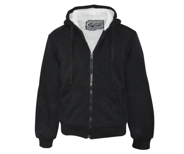 Arctic Kapuzenjacke Sherpa schwarz/weiß