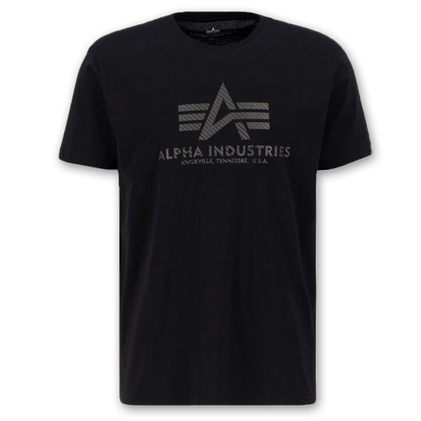 Alpha Basic T-Shirt CARBON black/black
