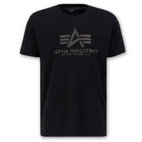 Alpha Basic T-Shirt CARBON black/black
