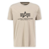 Alpha Basic T-Shirt CARBON vintage sand