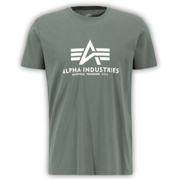 Alpha Basic T-Shirt vintage green