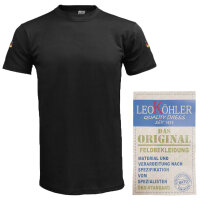 Original Bundeswehr Tropenunterhemd schwarz mit...