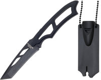 Neck Knife Tanto black