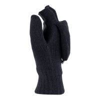 Strickhandschuhe Thinsulate mit Fingerkappe schwarz