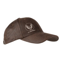 US Airforce Basecap Lederoptik braun