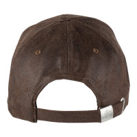 US Airforce Basecap Lederoptik braun