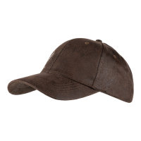 US Airforce Basecap Lederoptik braun
