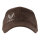US Airforce Basecap Lederoptik braun