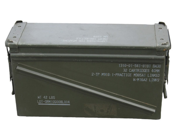 US-Munitionskiste gross 40mm gebraucht