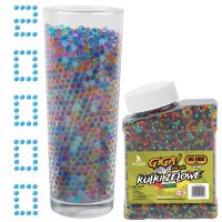 Ein Kannister mit 20.000 Hydrogelkugeln