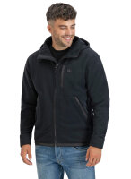Holow Fibre Fleece Hoodie schwarz