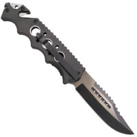 Zweihandmesser Rescue Skull black/silver