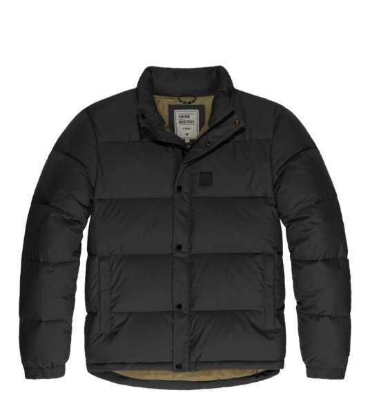Cas Puffer Jacke schwarz