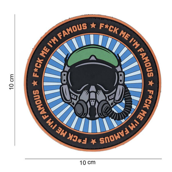Patch 3D PVC F*ck me Im famous