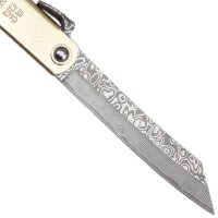 Higonokami Tanto brass Damast